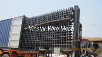 Diameter 5.8mm Black Welded Steel Wire Mesh Reinforcement Oxidation Resistance