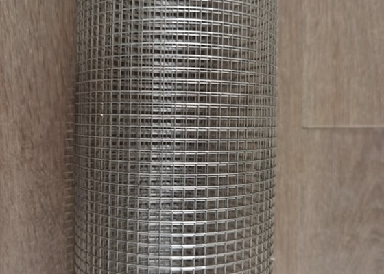 Basket Making 1/4 Inch Welded Wire Mesh / SS Construction Metal Mesh