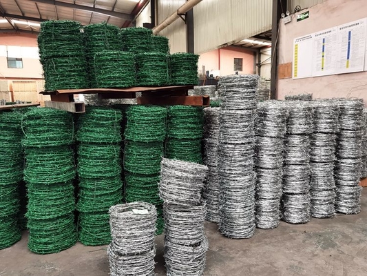 2.8mm Plastic Pvc Coated Barbed Wire