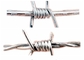 Traditional Twisted Barbed Wire Barbs Light Duty High Tensile 5" Barb Spacing
