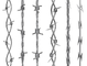 Prison Roll 12.5 Barbed Fencing Wire Low Carbon Steel