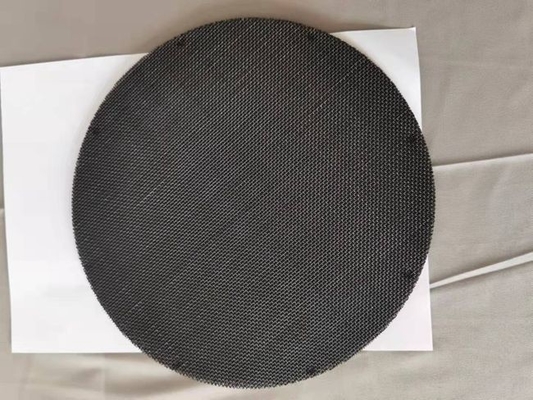 14x88 And 20x20 Mesh Black Wire Mesh Filter Disc acid resistance